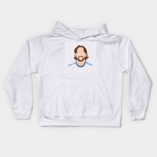 Luka Modric Minimalistic Face Art Kids Hoodie